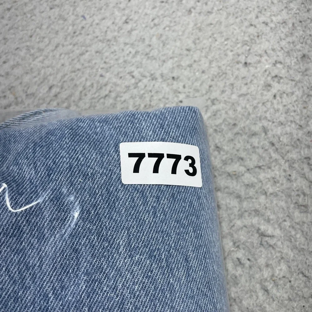 Levis Ribcage Wide Leg Jeans Womens 28 Blue Light Wash High Rise Denim Relaxed - Picture 10 of 10
